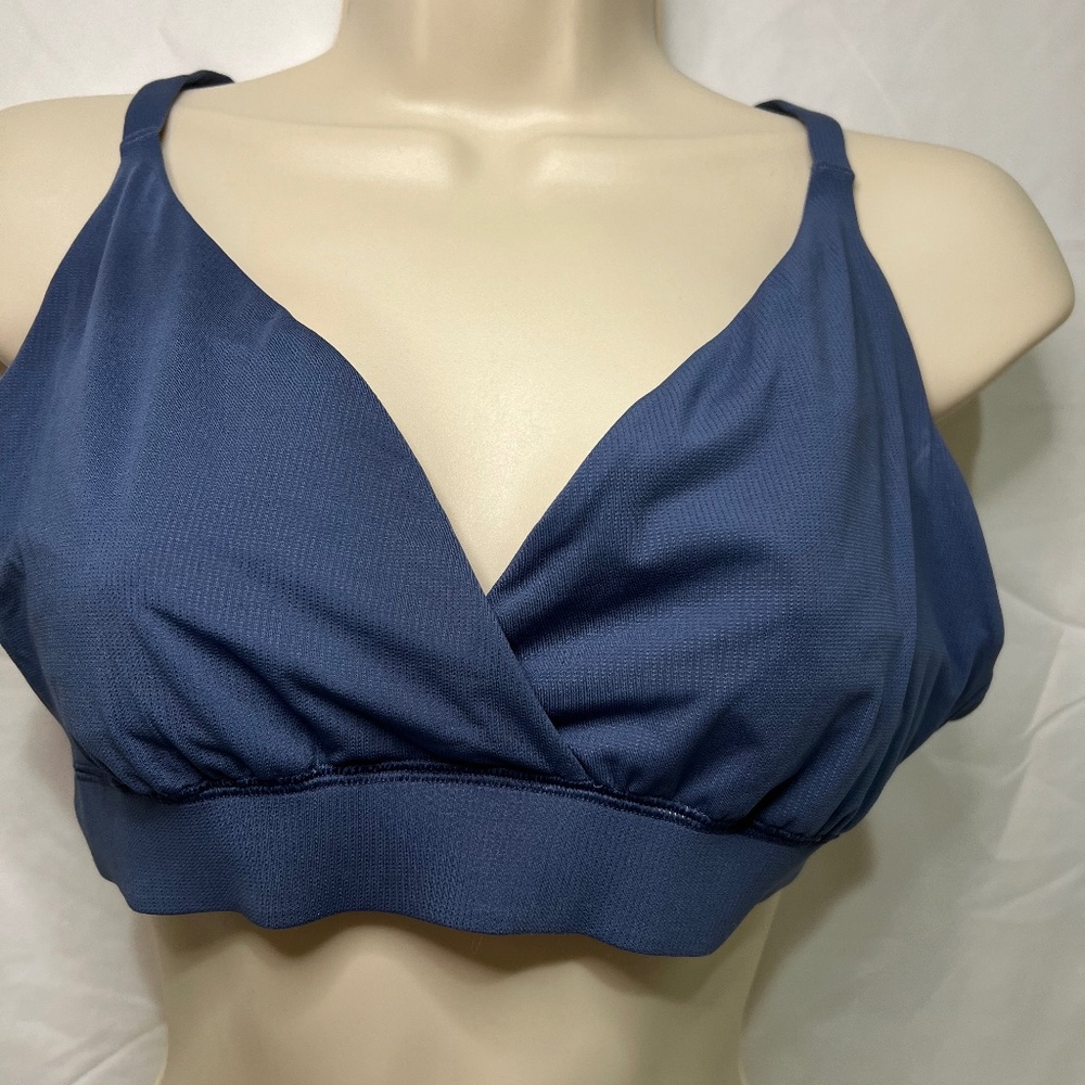 Size large REI blue Sports bra